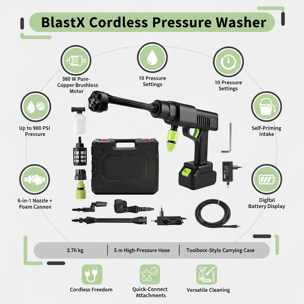 BlastX SEESE Cordless Pressure Washer