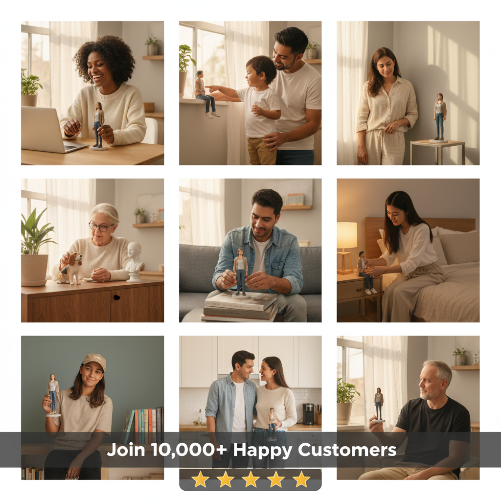 MomentKept™ Personalized 3D Figurine From Your Photo — A Memory You Can Hold